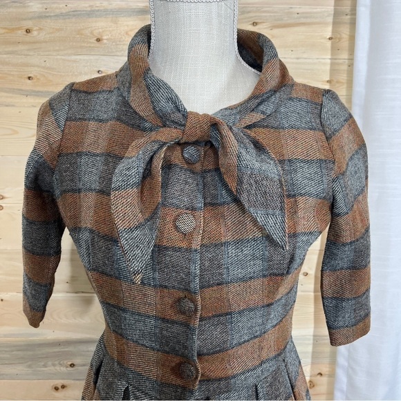 Vintage Teena Paige 1950’s plaid dress - Picture 2 of 12